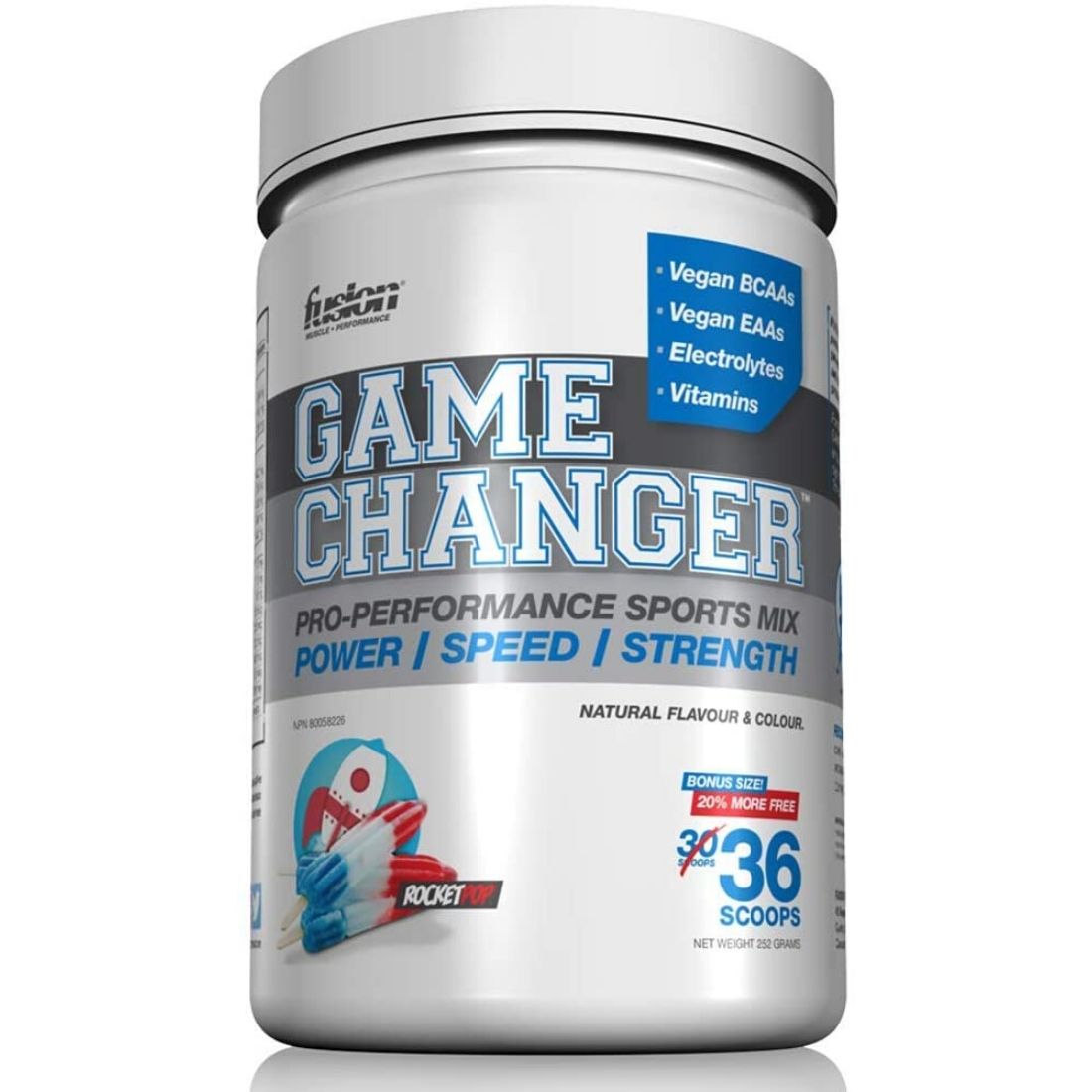 Fusion Game Changer (EAA, BCAA, Hydration Complex), 225g (NEW!)
