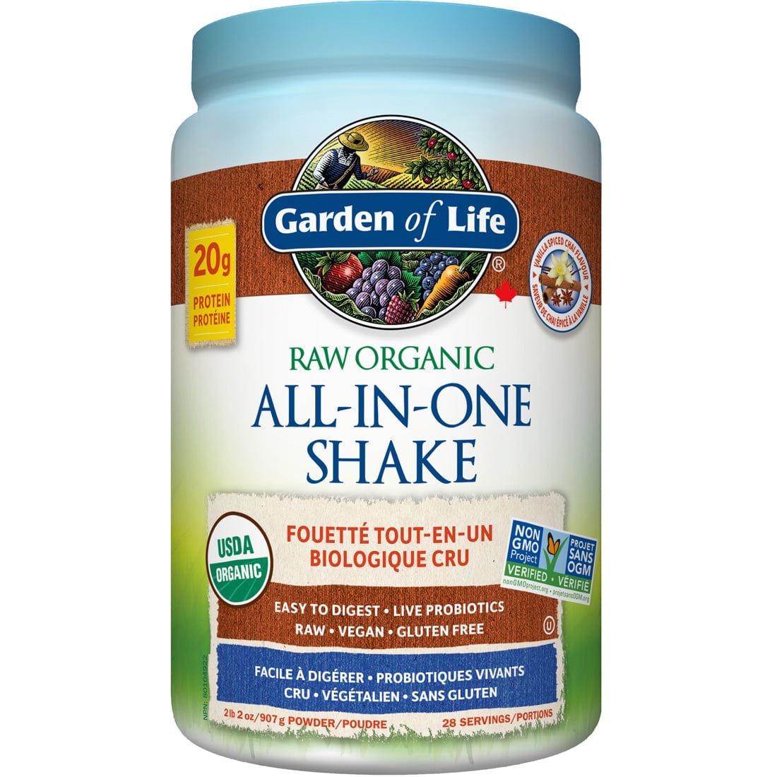 Garden of Life Raw Organic, All-In-One Nutritional Shake
