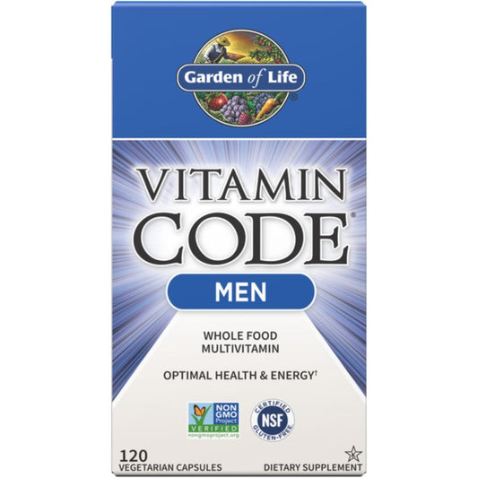 Garden Of Life Vitamin Code Men's Multivitamin-120 Vegetable Capsules