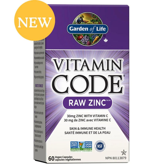 Garden Of Life Vitamin Code Raw Zinc 30mg