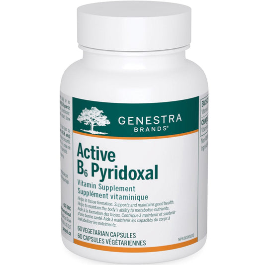 Genestra Active B6 Pyridoxal, 60 Capsules