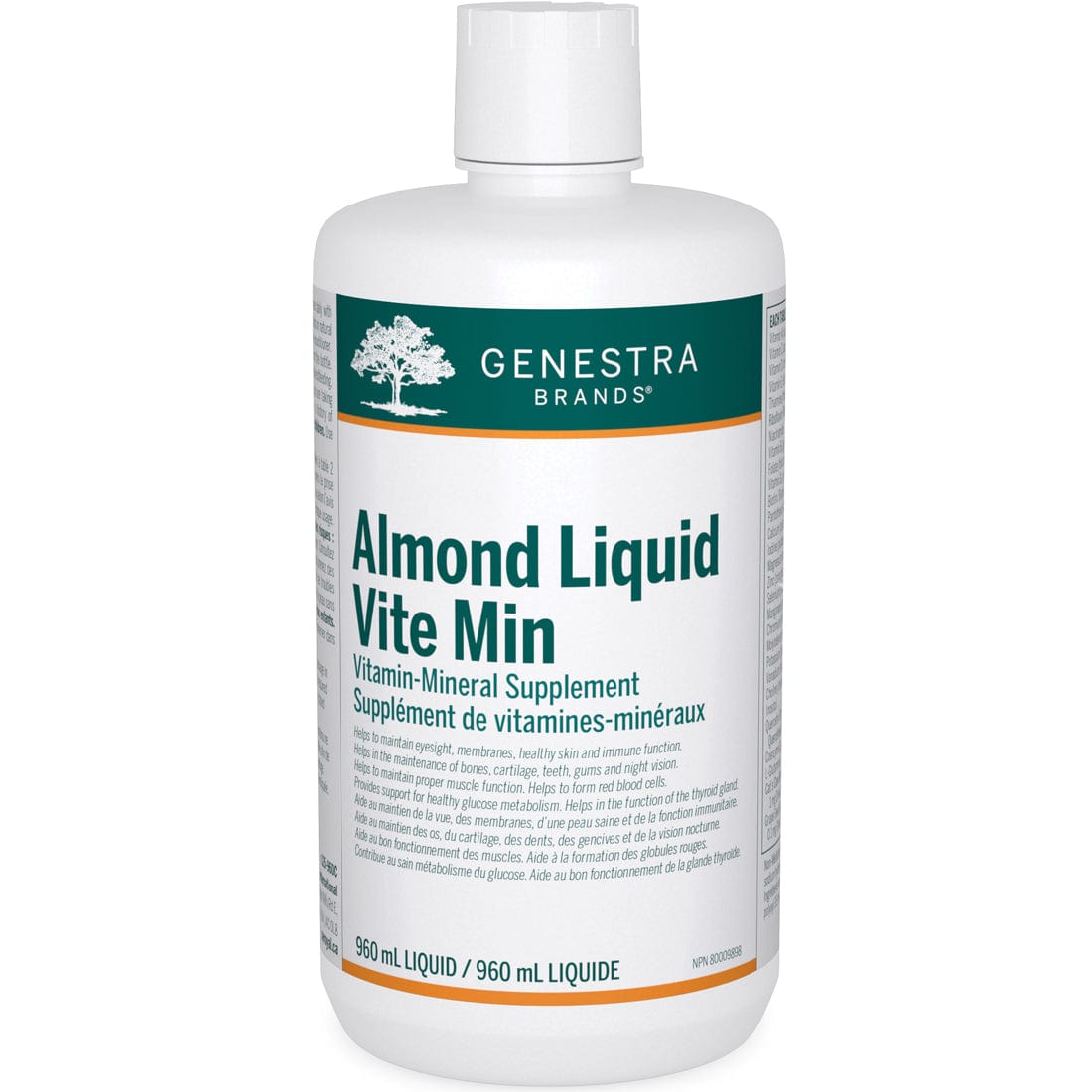Genestra Almond Liquid Vite Min, 960ml