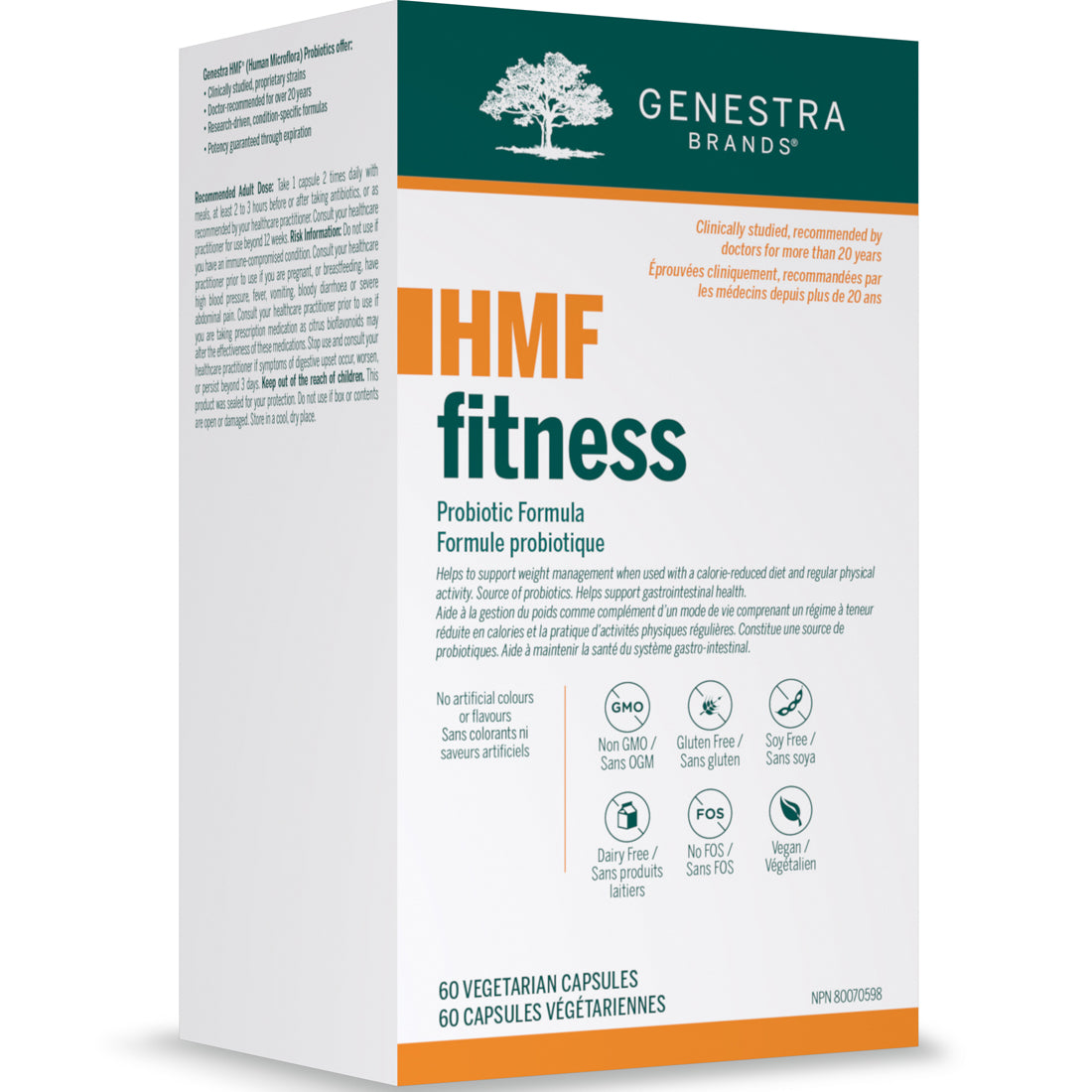 Genestra HMF Fitness, 15 Bllion CFU, 60 Capsules