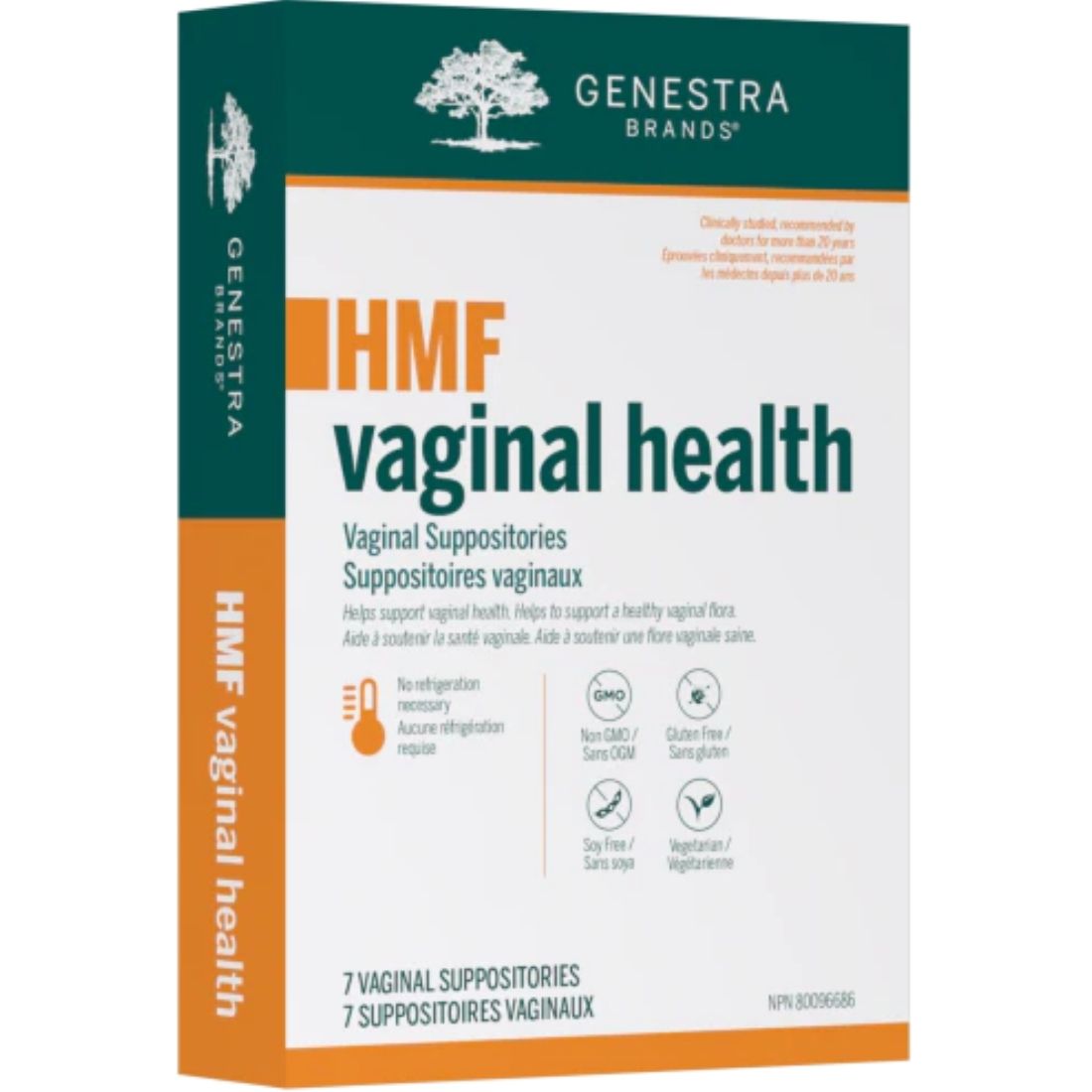Genestra HMF Vaginal Health, 0.1 Billion CFU,  7 Tablets