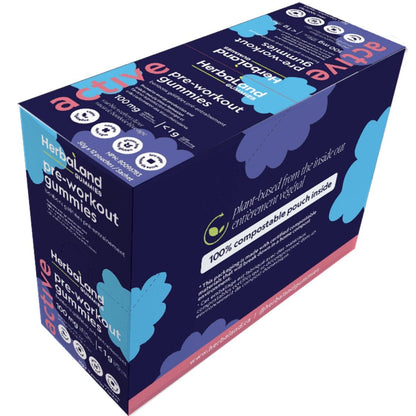 Herbaland Pre-workout Gummies, 100mg of Caffeine
