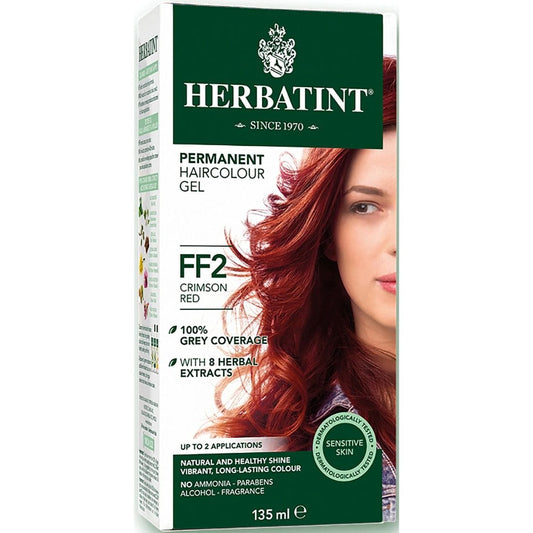 Herbatint Haircolour Gel FF2 Crimson Red (Permanent), 135ml
