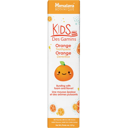 Himalaya Herbal Kids Complete Toothpaste (Bursting with Foam), 113g