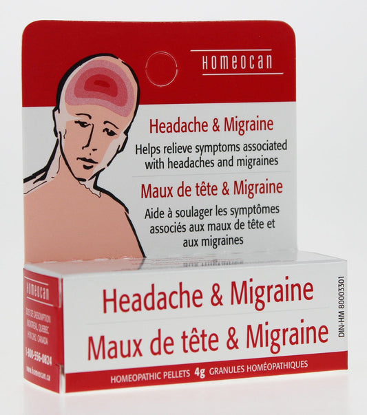 Homeocan Headache And Migraine Pellets, 4g