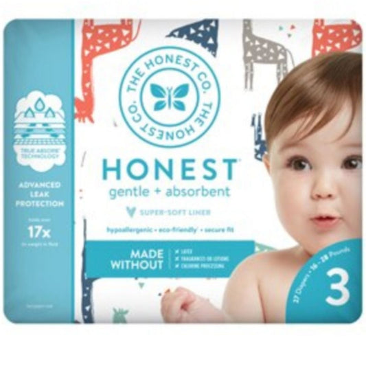 The Honest Company DIAPERS  -  MULTI-COLORED GIRAFFES