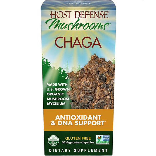 Host Defense Chaga, Antioxidant & DNA Support, 60 Capsules