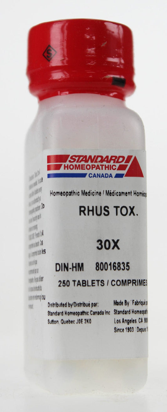 Hylands Rhus Tox, 30X, 250 Tablets