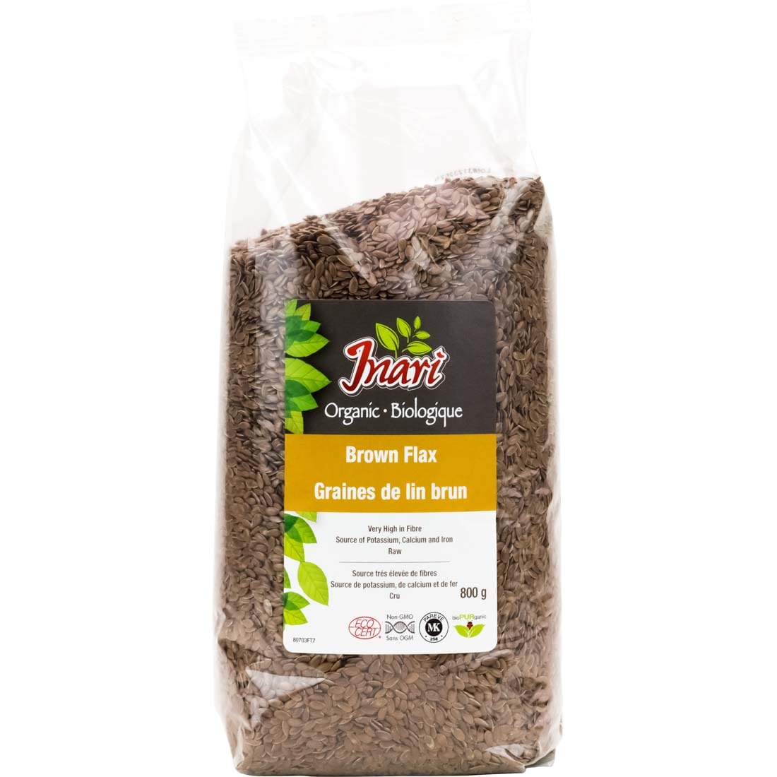 Inari Organic Brown Flax Seeds (Whole)