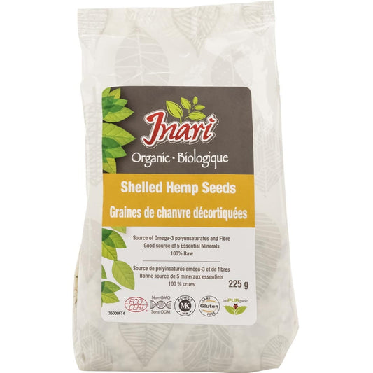 Inari Organic Shelled Hemp Seed, 225g, Clearance 30% Off, Final Sale