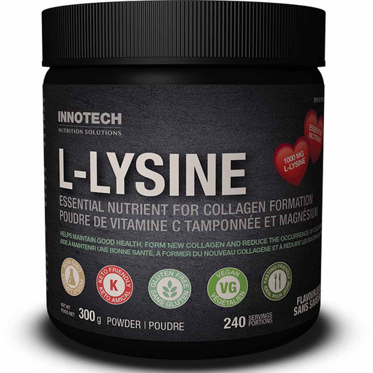 Innotech L-Lysine Powder (Pure L-Lysine), 300 g