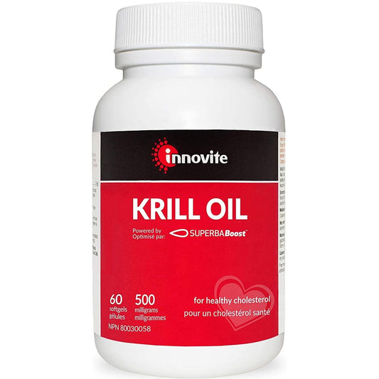 Innovite  Krill Oil 500mg (Transitioned to: Canprev Krill Oil 500mg, SUPERBERBA Boost Krill Oil)
