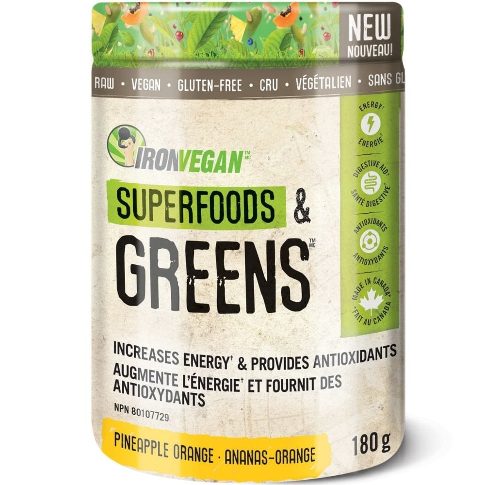 Iron Vegan Superfoods and Greens