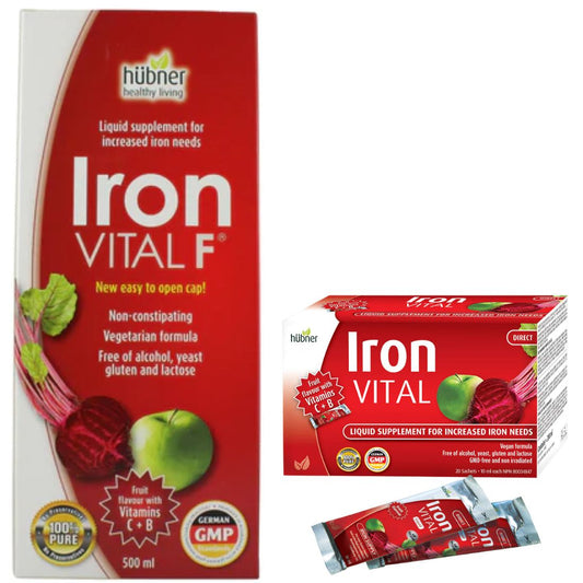 Buy Naka Iron Vital 500ml & Get Free Iron Vital 20 Sachet Box Bundle