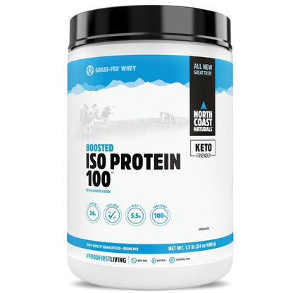 North Coast Naturals 100% Iso Protein, Grass Fed Whey, Non-GMO, 680g