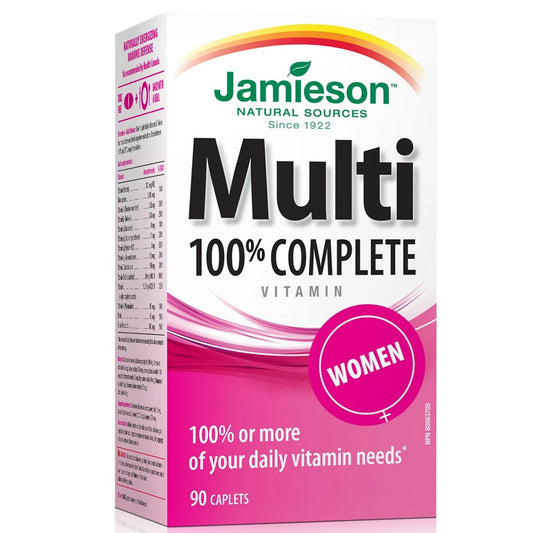 Jamieson 100% Complete Multivitamin Women's, 90 Caplets