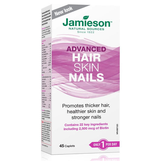 Jamieson Hair, Skin & Nails, Cherry Flavour, 60 Chewable Capsules