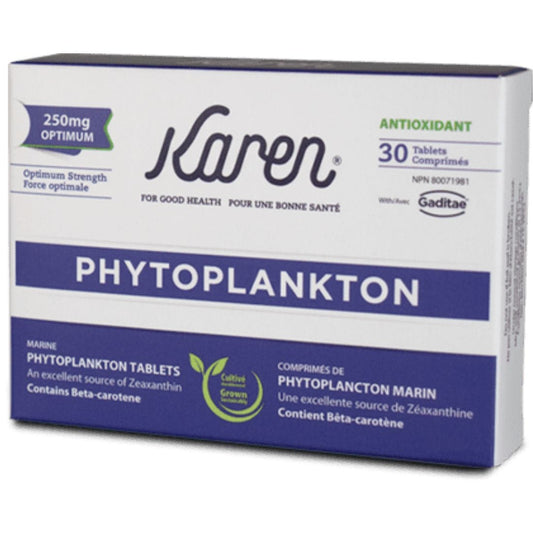 Karen Phytoplankton Optimum 250mg, 30 Tablets