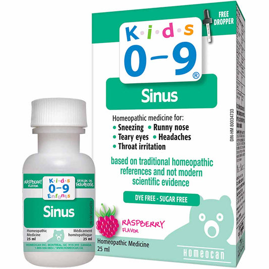 Kids 0-9 Sinus, Raspberry, 25ml