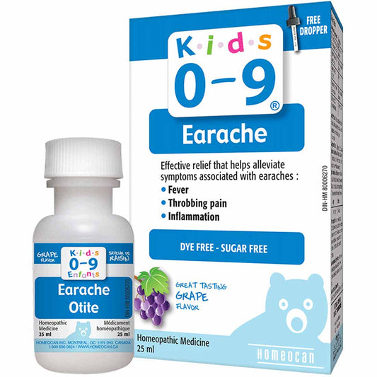 Kids 0-9 Earache, Grape, 25ml