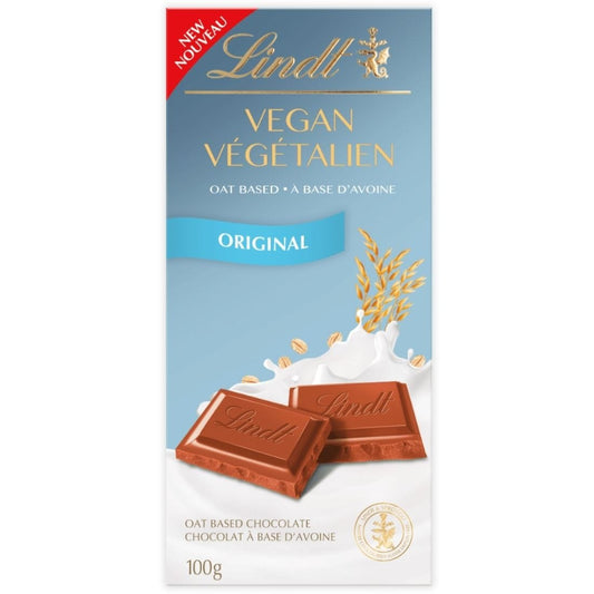 Lindt Vegan Chocolate Bar, Oat Based, 100g
