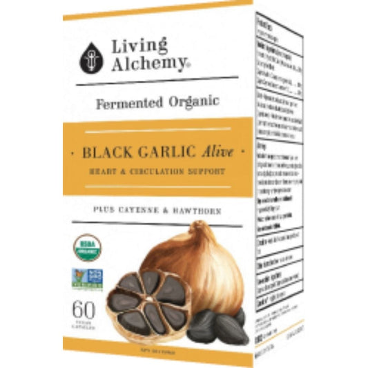 Living Alchemy Black Garlic Alive, 60 Capsules