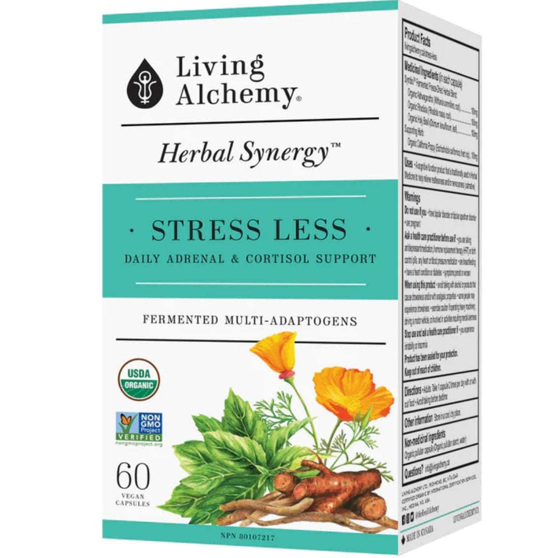Living Alchemy Stress Less, 60 Capsules