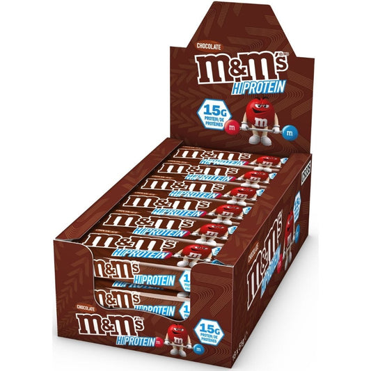 M & M Protein Bar, Chocolate 18/box