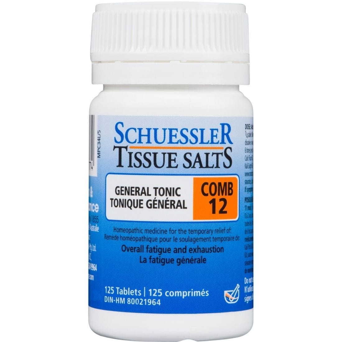 Martin & Pleasance Comb 12, 125 Tablets