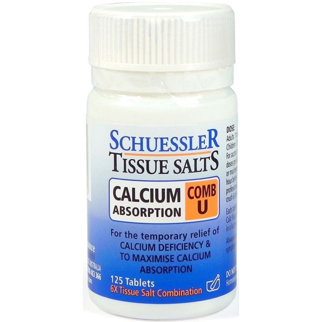 Martin & Pleasance Comb U, 125 Tablets