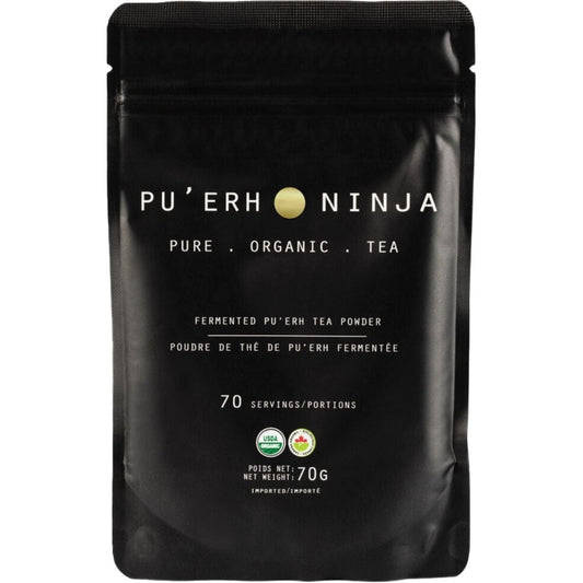 Matcha Ninja Pu’Erh Fermented Black Tea Powder, 70g