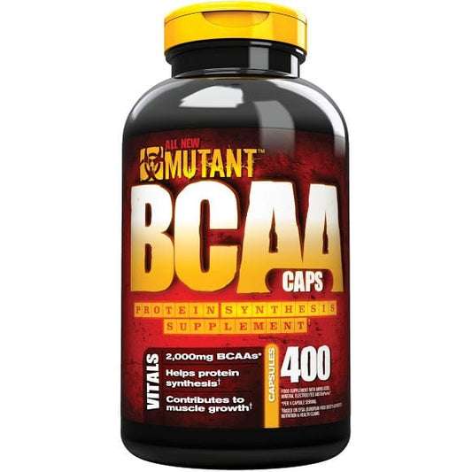 Mutant BCAA Capsules, 2000mg/Serving + Absorption Enhanced
