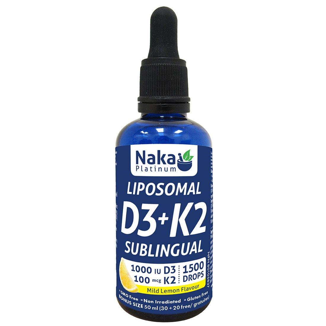 Naka Platinum Liposomal D3 + K2, 50ml