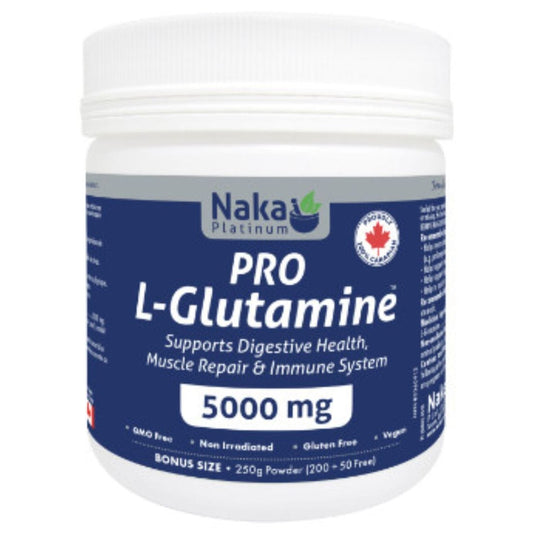 Naka Platinum L-Glutamine Powder 5000mg, 250g