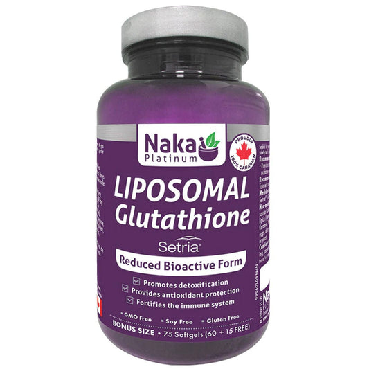 Naka Platinum Liposomal Glutathione, 75 Softgels