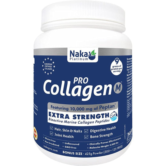 Naka Platinum Marine Collagen Powder 10,000mg, 100% Pure, 425g