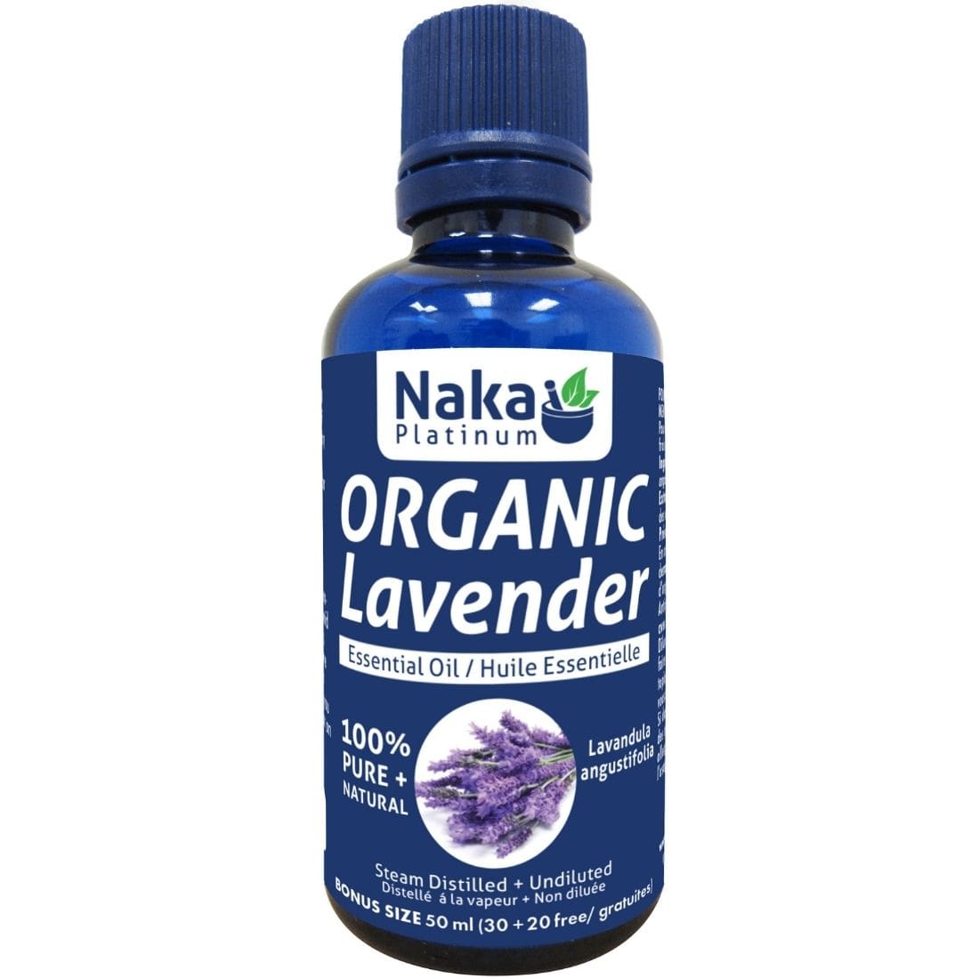 Naka Platinum Organic Lavender Essential Oil, 50ml