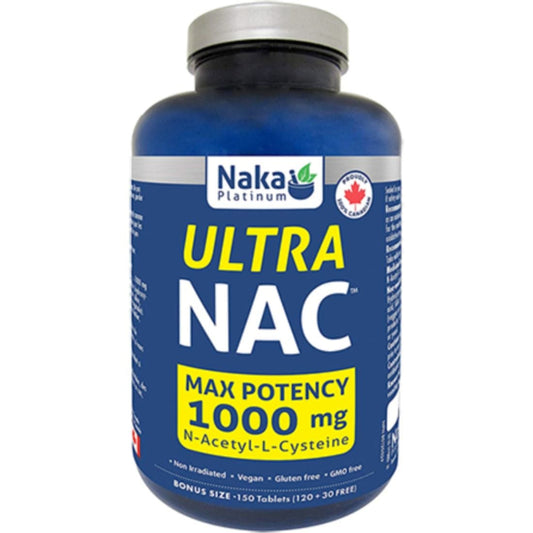 Naka Platinum Ultra NAC Max Potency 1000mg Tablets