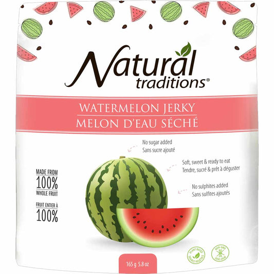 Natural Traditions Watermelon Jerky, 165 g