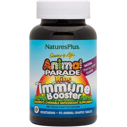 Nature's Plus Animal Parade Kids Immune Booster, 90 Animal Shaped Tablets