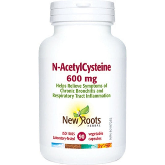 New Roots NAC N-Acetyl-Cysteine 600mg