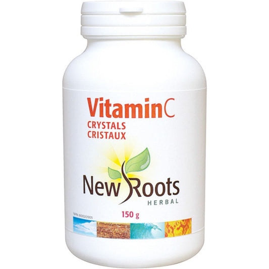 New Roots Vitamin C Crystals Pure Ascorbic Acid 600mg, 150g