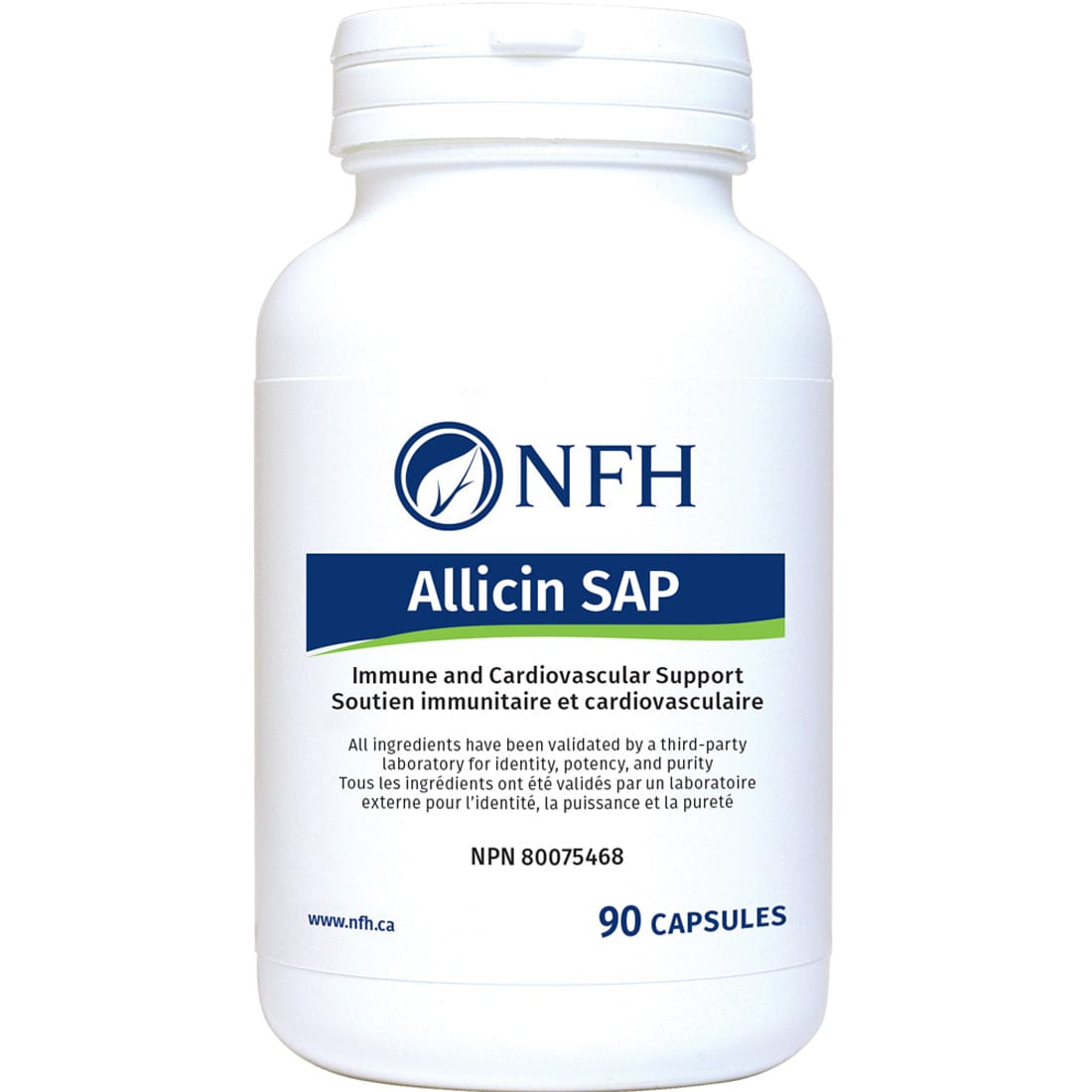 NFH Allicin SAP (Stabilized Garlic), 90 Capsules