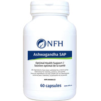 NFH Ashwagandha SAP 500mg, KSM-Grade Adaptogen for Stress, Cortisol and Sleep, 60-120 Capsules