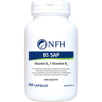 NFH B5 SAP 250mg, Pantothenic Acid for Adrenal Function and Energy Metabolism, 60 Capsules