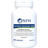 NFH Coriolus Versicolor SAP 500mg, Turkey Tail Hot-Water Extract for Immune Support, 60-120 Capsules
