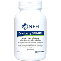 NFH Cranberry SAP-UTI 600mg, Concentrated Cranberry for Urinary Tract Health, 60 Capsules